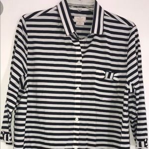 Kate Spade Button Down Striped Dress Shirt